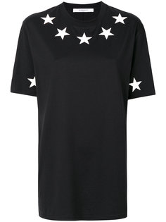 футболка свободного кроя с принтом из звезд Givenchy