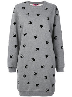 платье-толстовка с ласточками McQ Alexander McQueen