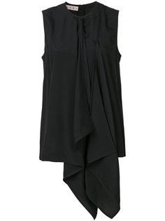 топ с драпировкой спереди Marni