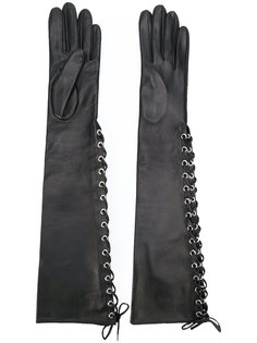длинный перчатки со шнуровкой Manokhi