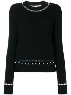 джемпер с отделкой искусственным жемчугом Givenchy
