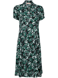 платье-рубашка короткой длины в цветочный принт Marni