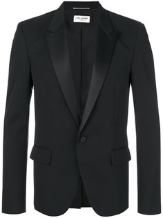 классический однобортный пиджак Saint Laurent