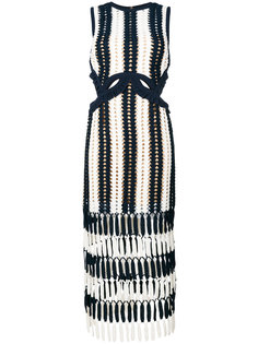 платье кроше с вырезами Self-Portrait