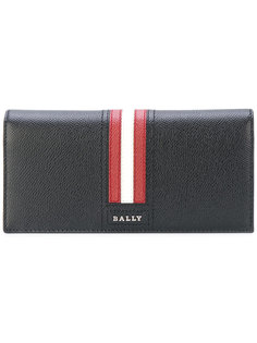 континентальный кошелек с полосками Bally