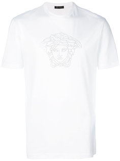 классическая однотонная футболка Versace