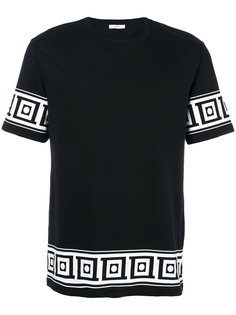 футболка с узорчатой отделкой Versace Collection