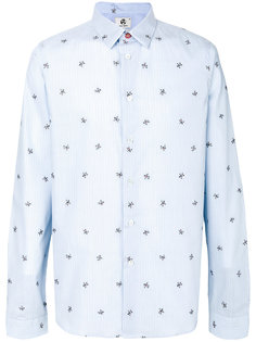 полосатая рубашка с узором из космонавтов Ps By Paul Smith