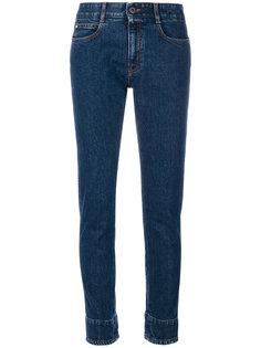 джинсы с манжетами с цветочным принтом Stella McCartney