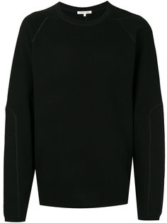 толстовка с отделкой в рубчик Helmut Lang