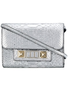 Embossed Python PS11 Wallet with Strap Proenza Schouler