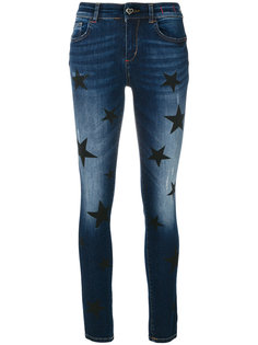 джинсы скинни со звездами Twin-Set
