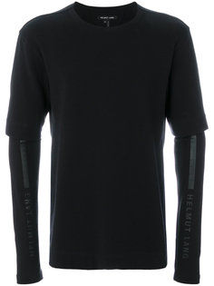 футболка с двойными рукавами Helmut Lang
