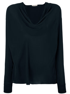 блузка с драпировкой Emilio Pucci