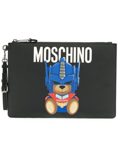 большой клатч Transformer Bear Moschino