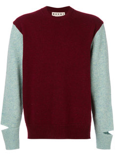 свитер в стиле колор блок Marni