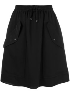юбка с карманами на пуговицах  Kenzo