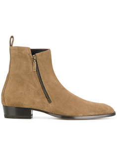 ботинки Wyatt 30 на молнии сбоку Saint Laurent