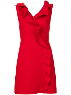 платье без рукавов с оборками  MSGM