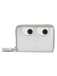 маленький кошелек Eyes с круговой молнией Anya Hindmarch