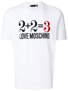 футболка 2+2=3 Love Moschino