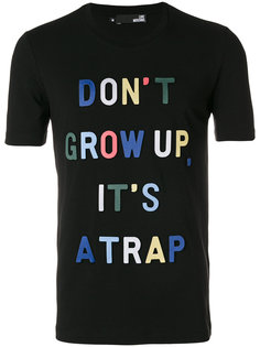 футболка Dont Grow Up Love Moschino