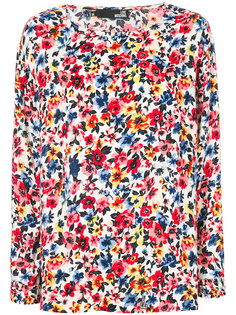 блузка с цветочным принтом Love Moschino