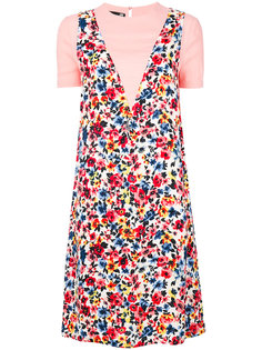 платье-футболка с цветочным принтом Love Moschino