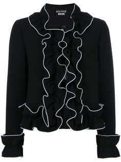 пиджак с оборками по краям Boutique Moschino