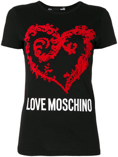 футболка с логотипом Love Moschino