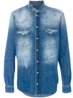 выбеленная джинсовая рубашка Dolce & Gabbana