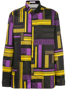 рубашка с греческим узором Versace Collection