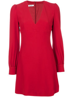 платье с V-образным вырезом и структурными плечами Dondup