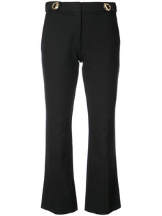 Cropped Flare Trouser With Grommet Detail Derek Lam 10 Crosby