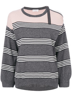 джемпер с полосками Brunello Cucinelli