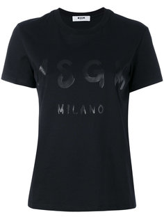 футболка с логотипом  MSGM