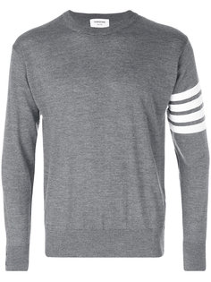 свитер с полосками на рукаве Thom Browne