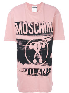 футболка с логотипом  Moschino