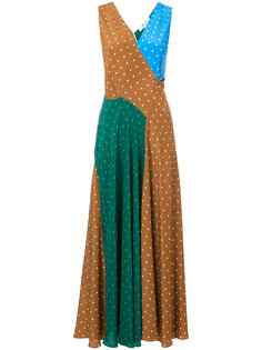 платье без рукавов с узором в горох Dvf Diane Von Furstenberg