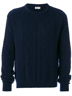 вязаный свитер Saint Laurent