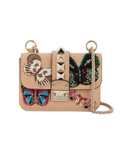 декорированная сумка на плечо  Valentino