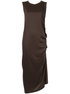 асимметричное платье без рукавов Aula