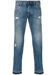 джинсы Classic с протертыми деталями Dolce & Gabbana