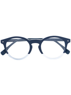 очки с круглой оправой Fendi Eyewear