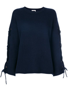 свитер со шнуровкой на рукавах See By Chloé
