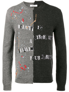 джемпер beauty is a birthright Valentino