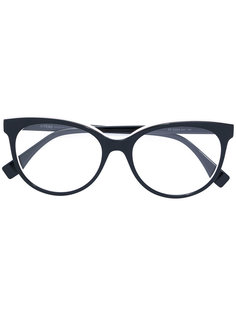 очки с оправой "кошачий глаз" Fendi Eyewear