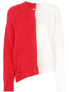 джемпер в стиле колор блок Mm6 Maison Margiela