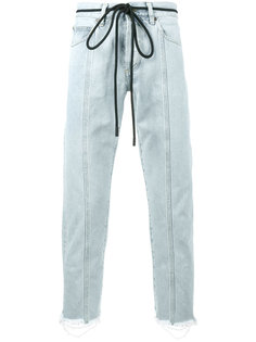 джинсы с диагональными вставками Off-White