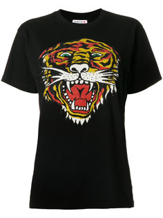 футболка с принтом-тигром со стразами P.A.R.O.S.H.